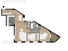 Apartament 3 camere 85mp | Licurg 2 | Cartierul Armenesc